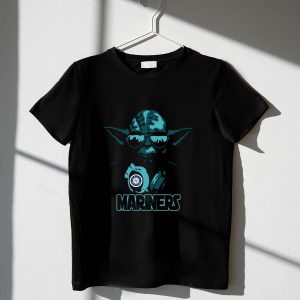 Yoda Seattle Mariners T-Shirt For Star Wars Fans With Sunglasses Design