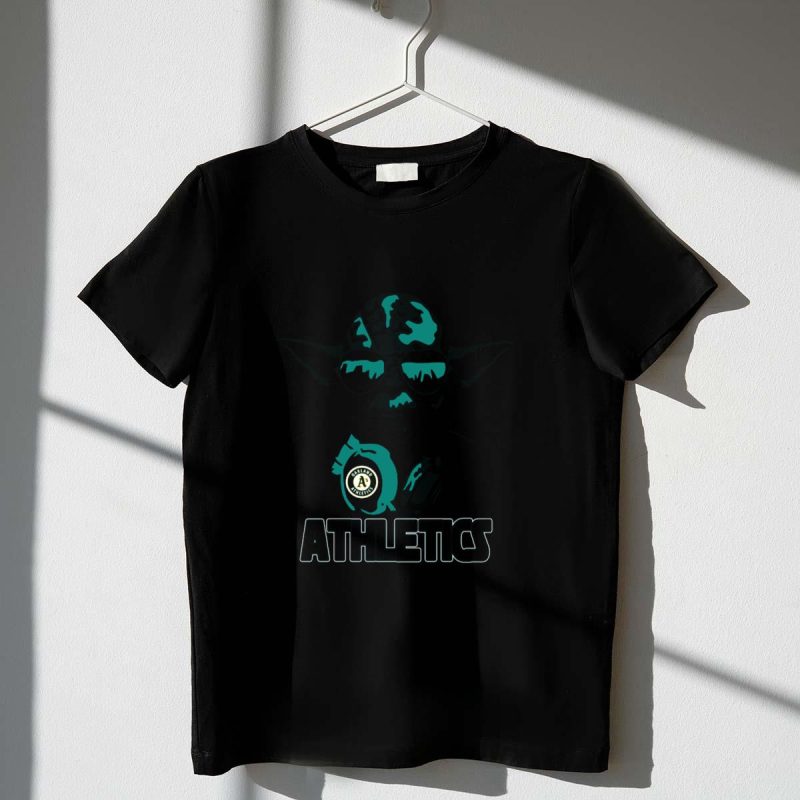 Yoda Oakland Athletics Fans Star Wars Style with As T Shirt t shirt 1 1