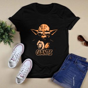 Yoda Star Wars T-Shirt: San Francisco Giants Gear With Sunglasses & Headphones