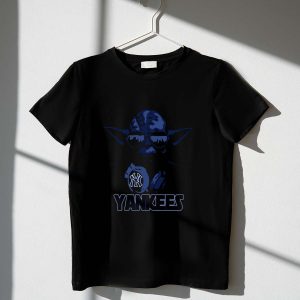 Yoda Star Wars Dark T-Shirt For New York Yankees Fans With Ny Logo