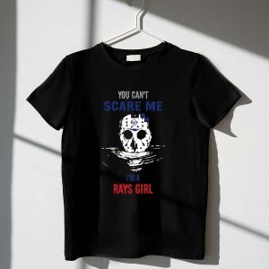 Rays Girl T-Shirt: Jason Voorhees Mask Design For Tampa Bay Rays Fans