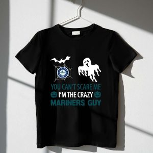Crazy Mariners Guy Halloween T-Shirt - Seattle Mariners Fan Apparel