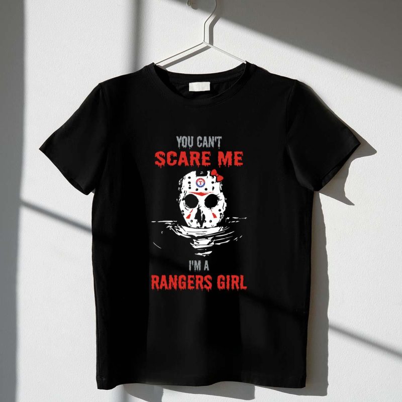 You Cant Scare Me Jason Voorhees Texas Rangers Girl T Shirt t shirt 1 1