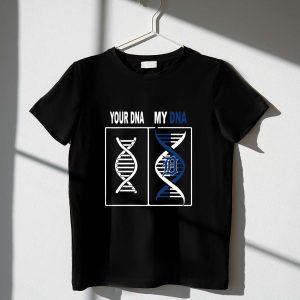 Detroit Tigers Dna Humor T-Shirt - Fun Genetic Design For Baseball Fans