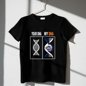 New York Mets Dna Twist T-Shirt - Baseball Fan Apparel
