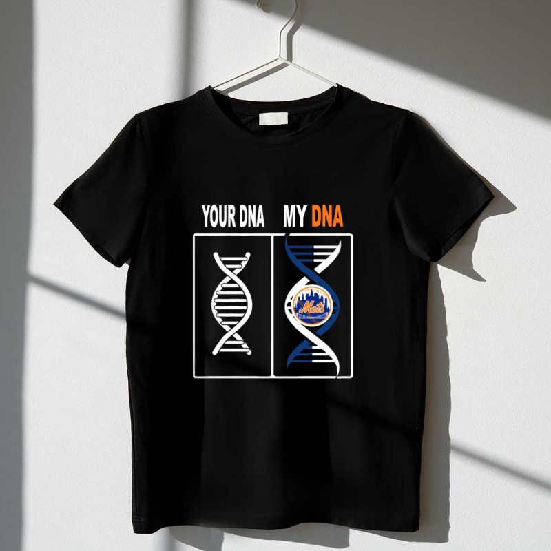 Your DNA My DNA New York Mets Baseball Fan Logo Twist T Shirt t shirt 1 1