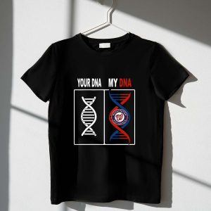 Washington Nationals Baseball Logo Comparison T-Shirt - Your Dna, My Dna