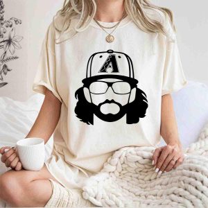 Zac Gallen Silhouette T-Shirt - Stylish Baseball Fan Apparel
