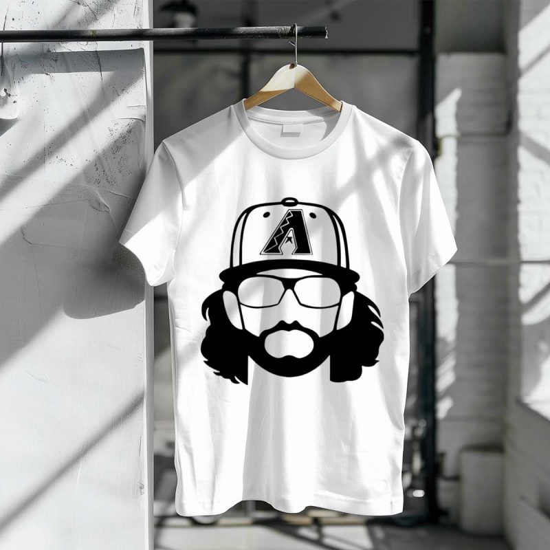 Zac Gallen Silhouette T-Shirt - Stylish Baseball Fan Apparel - Image 3
