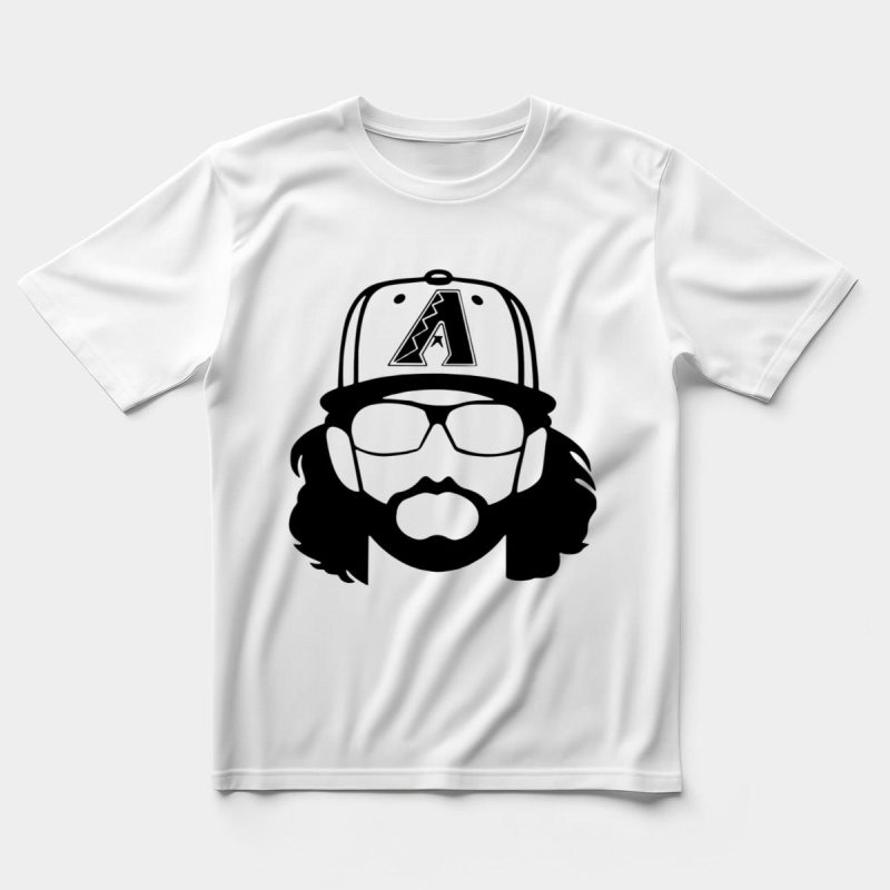 Zac Gallen Silhouette T-Shirt - Stylish Baseball Fan Apparel - Image 5