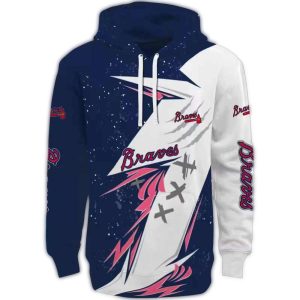 Atlanta Braves Dynamic Aop Hoodie - Stylish Sports Apparel For Fans