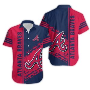 Atlanta Braves Hawaiian Shirt - In My Heart Design For Fans