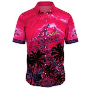 Atlanta Braves Coconut Pattern Hawaiian Shirt For Summer Fun
