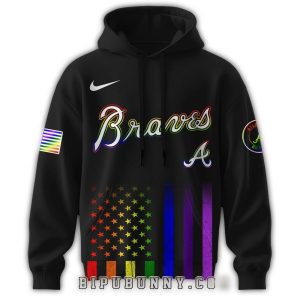 Atlanta Braves Pride Month All-Over Print Hoodie For Fans