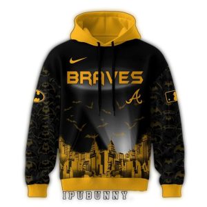 Atlanta Braves Batman All-Over Print Game Night Hoodie For Fans