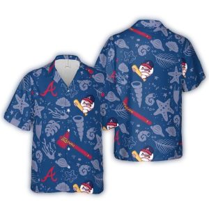 Atlanta Braves Ocean Depths Hawaiian Shirt For Summer Style