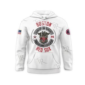Boston Red Sox 2025 National Law Enforcement Appreciation Day All Over Print Hoodie