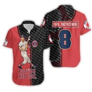 Boston Red Sox Carl Yastrzemski Hall of Fame Hawaiian Shirt for Fans