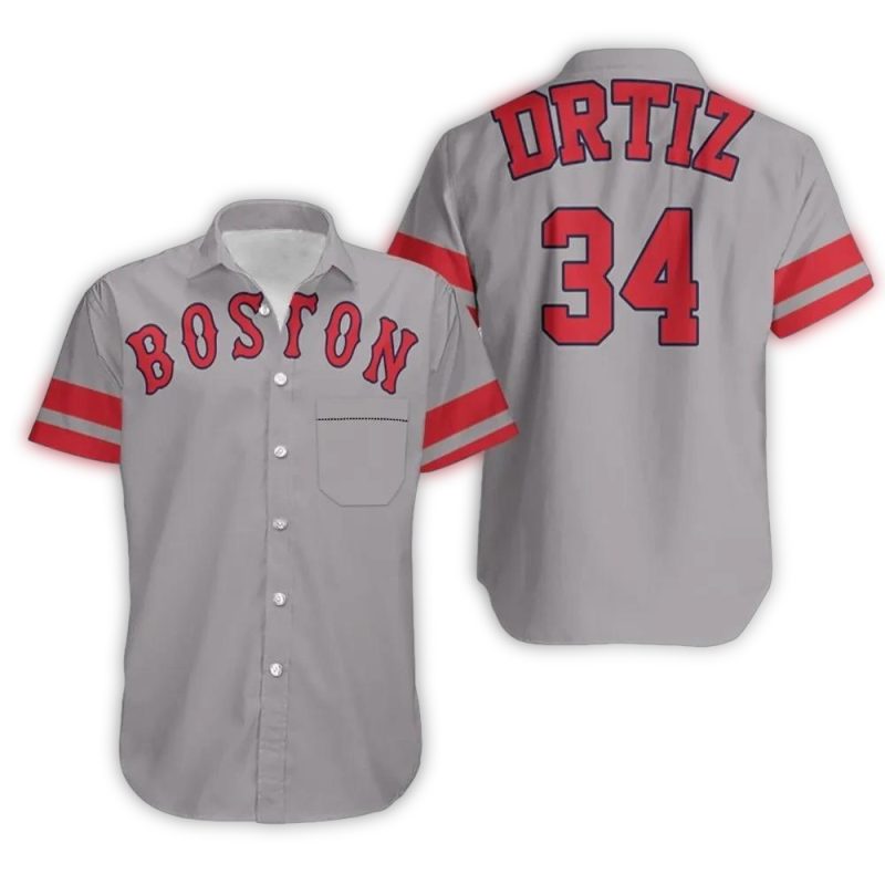 Boston Red Sox Classic Jersey Hawaiian Shirt - Tribute Design
