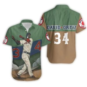 David Ortiz Boston Red Sox Legend Hawaiian Shirt for Fans