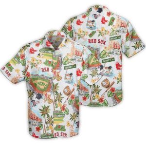 Boston Red Sox Hawaiian Shirt - Island Paradise Style for Fans