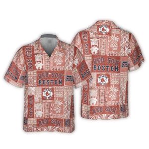 Boston Red Sox Pineapple Pattern Hawaiian Shirt for Stylish Fans