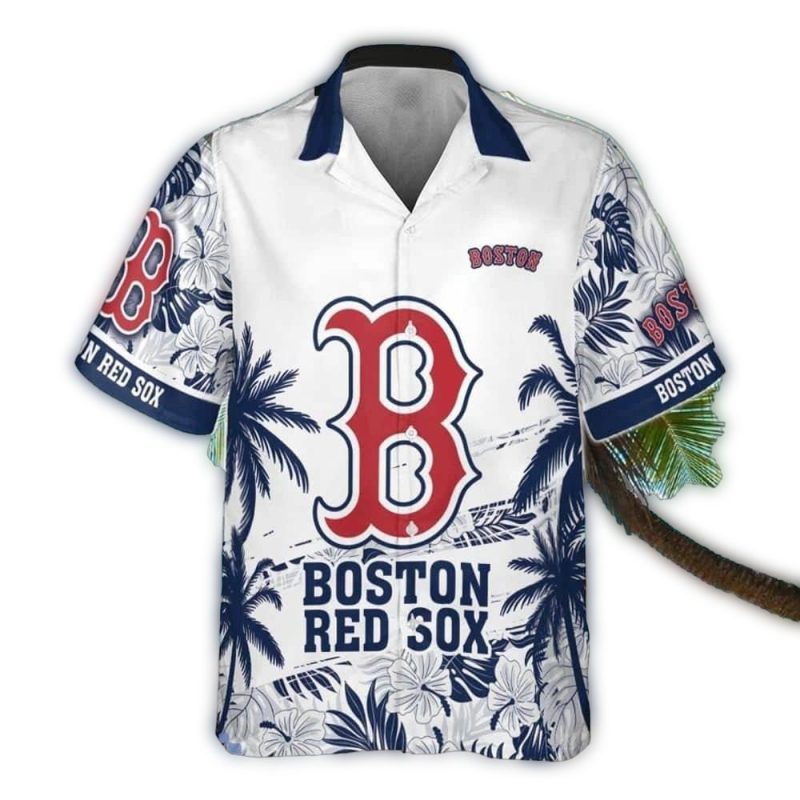 Personalized Boston Red Sox Coconut Tropical Hawaiian Shirt for Fans - Image 2