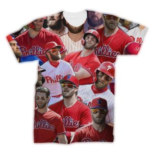 Bryce Harper All Over Print T-Shirt for Philadelphia Phillies Fans