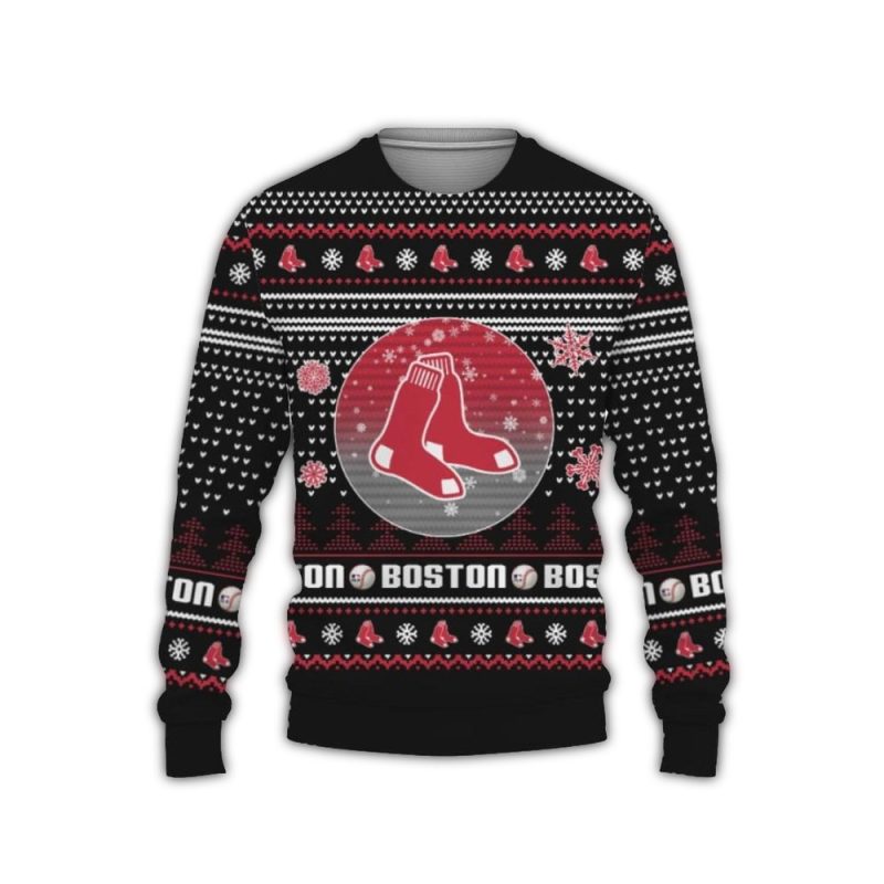 Boston Red Sox Ugly Christmas Sweater - Perfect Holiday Gift for Fans