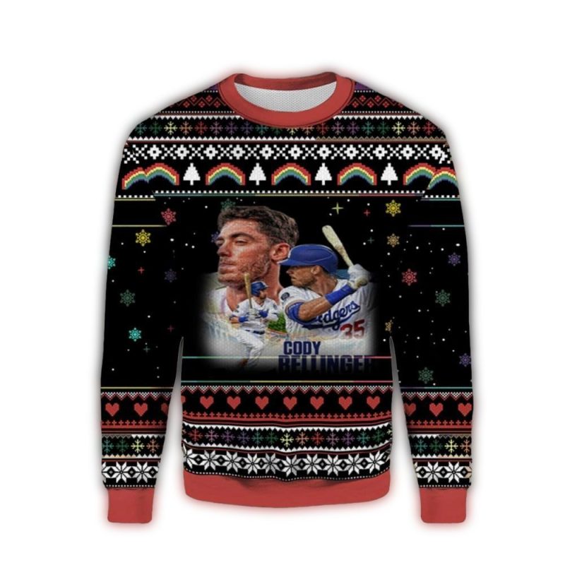Cody Bellinger LA Dodgers Holiday Sweater - Cozy & Festive Design
