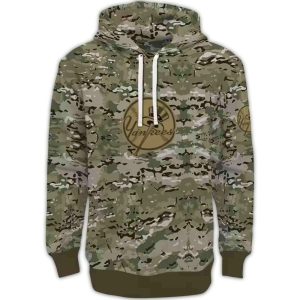 Custom New York Yankees Military All-Over Print Hoodie