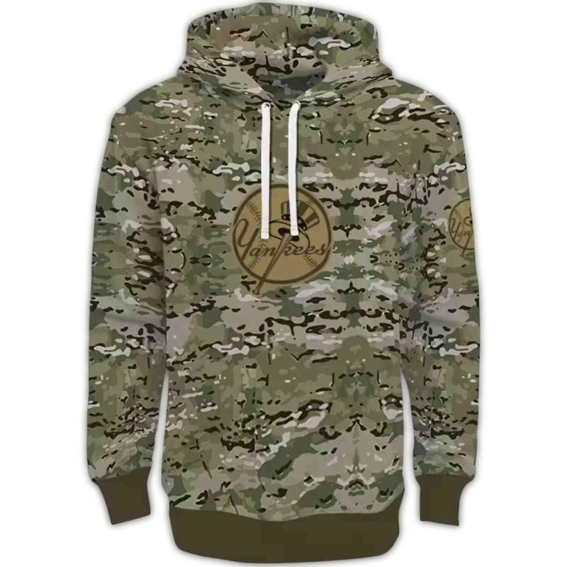 custom new york yankees military style hoodie best selling