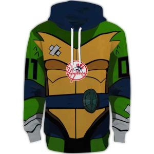 Custom New York Yankees Superhero Armor All-Over Print Hoodie