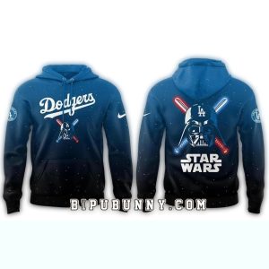 Dodgers Baseball 2025 Star Wars All-Over Print Hoodie for Fans