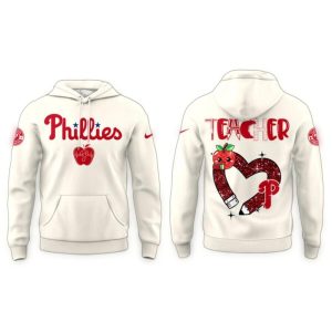 Philadelphia Phillies All Over Print Hoodie for Teachers and Fans