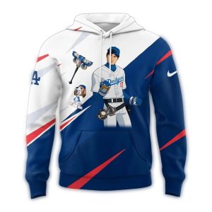 Fortnite x Shohei Ohtani Los Angeles Dodgers All-Over Print Hoodie for Fans