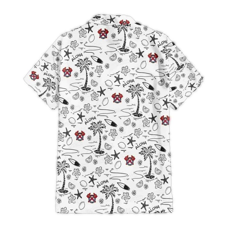 hawaiian shirt back atlanta braves baseball template