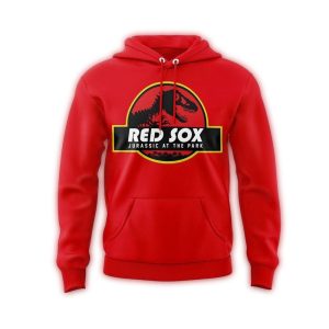 Jurassic Park Boston Red Sox All Over Print Hoodie