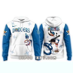 Los Angeles Dodgers x One Piece 2025 Funny All-Over Print Hoodie
