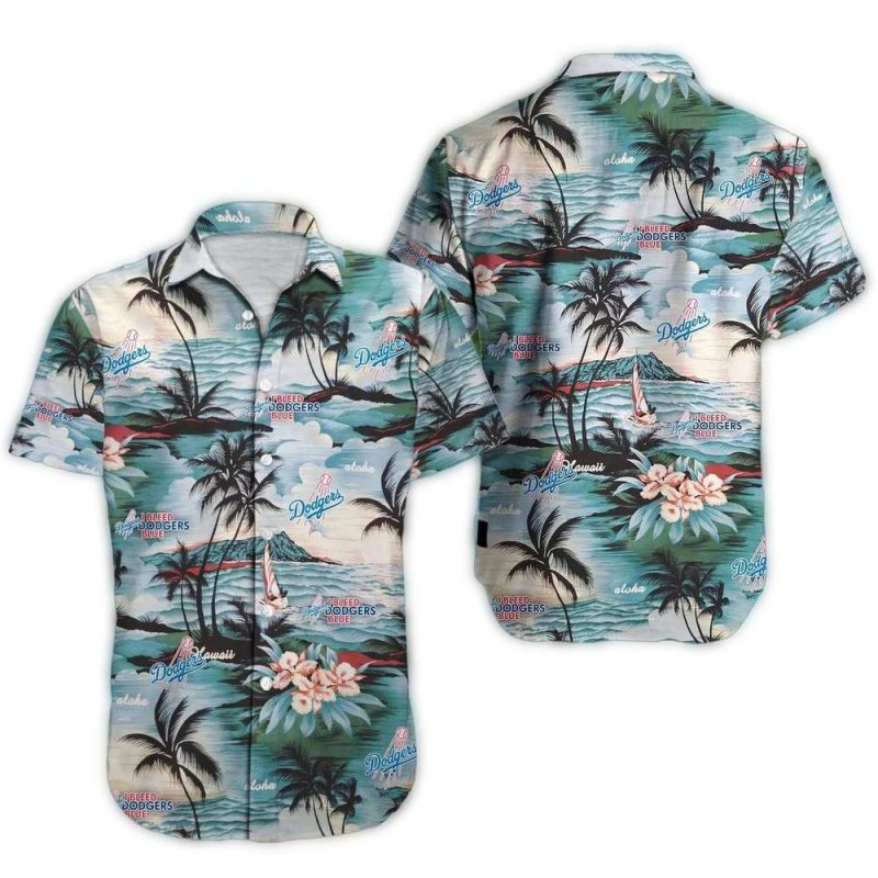 Los Angeles Dodgers Tropical Hawaiian Shirt for Fans and Beach Lovers