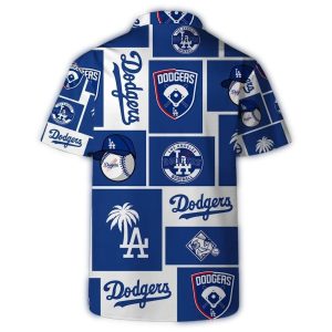 Los Angeles Dodgers Icon Block Hawaiian Shirt for Fans and Collectors