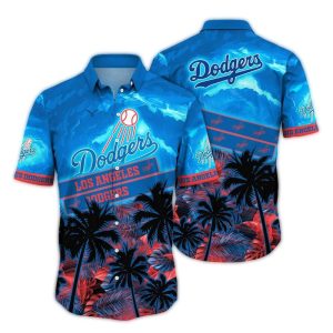 Los Angeles Dodgers Coconut Print Hawaiian Shirt for Fans