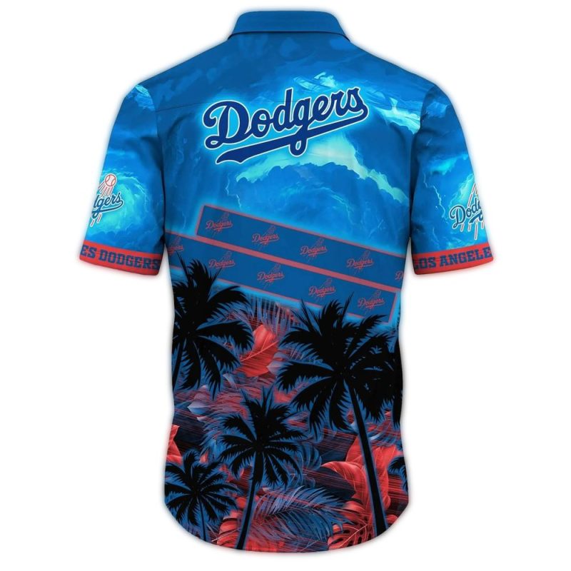 Los Angeles Dodgers Coconut Print Hawaiian Shirt for Fans - Image 2