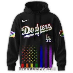 Los Angeles Dodgers LGBTQ Pride Month All-Over Print Hoodie