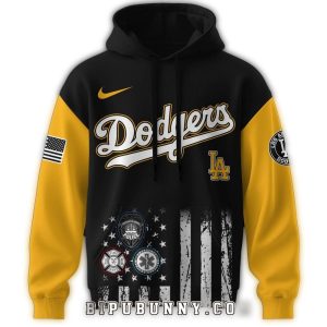 Los Angeles Dodgers First Responders Night All-Over Print Hoodie