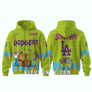 Los Angeles Dodgers Scooby-Doo All-Over Print Hoodie for Fans