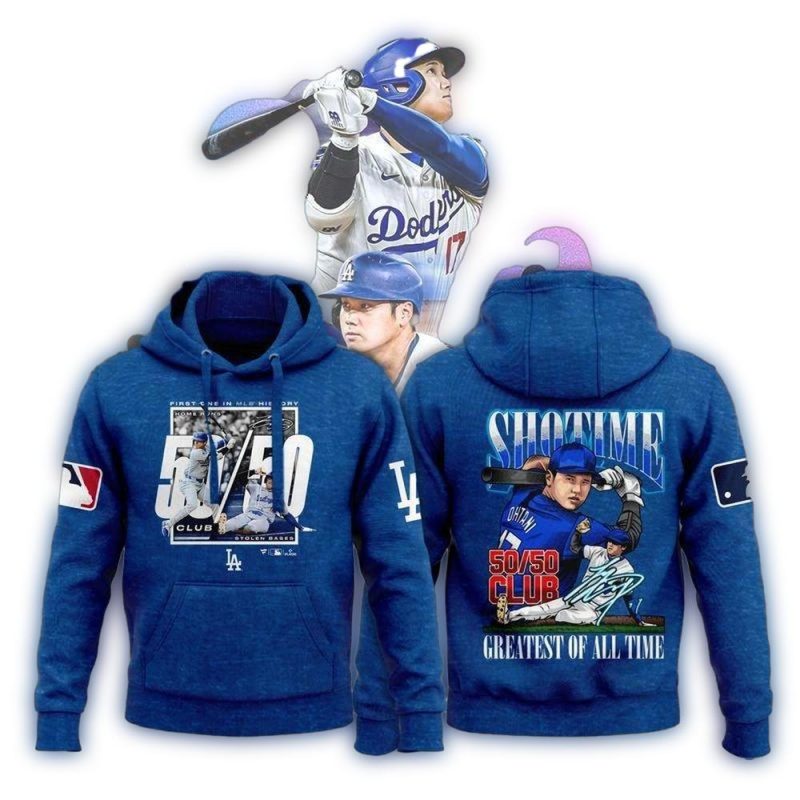 Los Angeles Dodgers Shohei Ohtani All-Over Print Hoodie for Fans