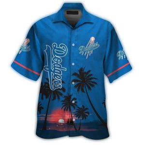 Los Angeles Dodgers Hawaiian Shirt for Men - Dawn Design