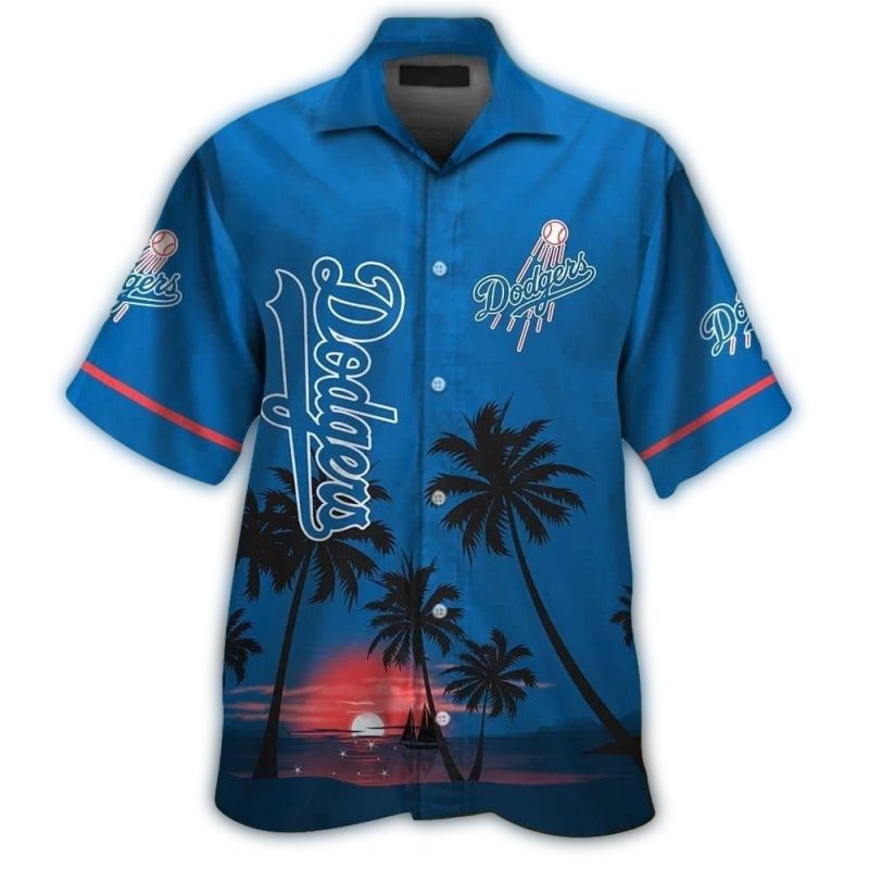 Los Angeles Dodgers Hawaiian Shirt for Men - Dawn Design