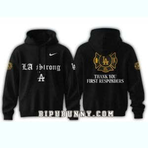 Los Angeles Dodgers First Responders All Over Print Hoodie for Fans